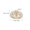 PATIKIL Camera Shutter Button, 2 Pack Soft Shutter Release Button Pure Copper Camera Button Knurled Suitable for Nikon for Fujifilm for Leica DSLR/SLR Camera, Golden view 2
