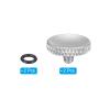 PATIKIL Camera Shutter Button, 2 Pack Soft Shutter Release Button Pure Copper Camera Button Knurled Suitable for Nikon for Fujifilm for Leica DSLR/SLR Camera, Silver view 3