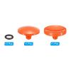 PATIKIL Camera Shutter Button, 2 Pack Soft Shutter Release Button Pure Copper Camera Button Suitable for Nikon for Fujifilm for Leica DSLR/SLR Camera, Orange view 3