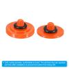PATIKIL Camera Shutter Button, 2 Pack Soft Shutter Release Button Pure Copper Camera Button Suitable for Nikon for Fujifilm for Leica DSLR/SLR Camera, Orange view 4