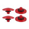 PATIKIL Camera Shutter Button, 4 Pack Soft Shutter Release Button Pure Copper Camera Button Convex Suitable for Nikon for Fujifilm for Leica DSLR/SLR Camera, Red view 1