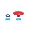 PATIKIL Camera Shutter Button, 4 Pack Soft Shutter Release Button Pure Copper Camera Button Convex Suitable for Nikon for Fujifilm for Leica DSLR/SLR Camera, Red view 3