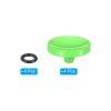 PATIKIL Camera Shutter Button, 4 Pack Soft Shutter Release Button Pure Copper Camera Button Concave Suitable for Nikon for Fujifilm for Leica DSLR/SLR Camera, Green view 3