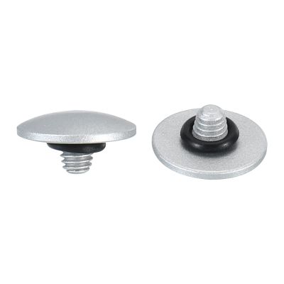 PATIKIL Camera Shutter Button, 2 Pack Soft Shutter Release Button Pure Copper Camera Button Convex suitable for Nikon for Fujifilm for Leica DSLR/SLR Camera, Silver