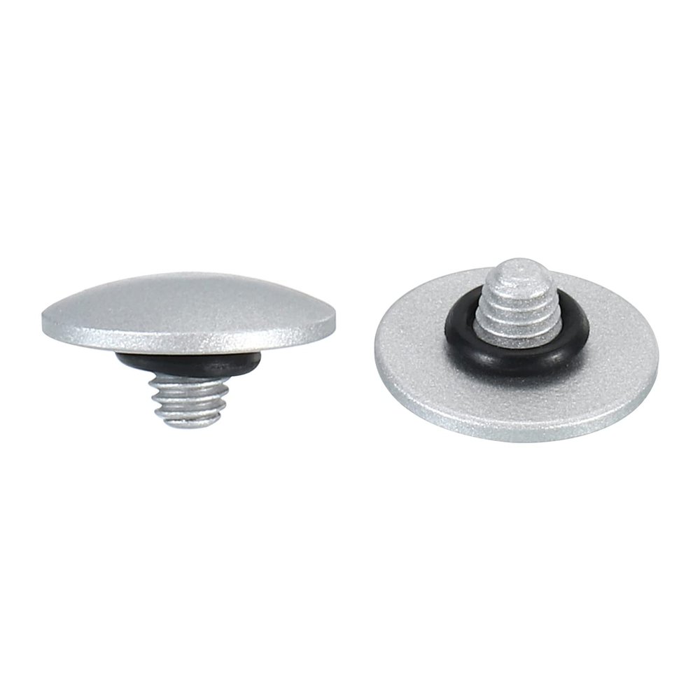 PATIKIL Camera Shutter Button, 2 Pack Soft Shutter Release Button Pure Copper Camera Button Convex suitable for Nikon for Fujifilm for Leica DSLR/SLR Camera, Silver