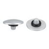 PATIKIL Camera Shutter Button, 2 Pack Soft Shutter Release Button Pure Copper Camera Button Convex suitable for Nikon for Fujifilm for Leica DSLR/SLR Camera, Silver view 1