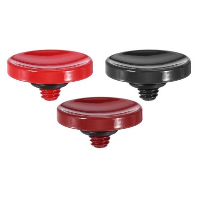 PATIKIL Camera Shutter Button, 3 Pack Soft Shutter Release Button Pure Copper Camera Button Concave, for Nikon for Fujifilm for Leica Dark Red/Red/Black