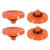 PATIKIL Camera Shutter Button, 4 Pack Soft Shutter Release Button Pure Copper Camera Button Concave Suitable for Nikon for Fujifilm for Leica DSLR/SLR Camera, Orange view 1