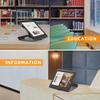 Beelta Tablet POS Stand - Heavy Duty Steel Kiosk Stand with 360 Swivel Base Anti-Theft - Compatible with 10.9" iPad 10th, Pro 11" 1 2 3 4, Air 4 5, Air 11", iPad 11"(A16) view 3