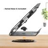 Beelta Tablet POS Stand - Heavy Duty Steel Kiosk Stand with 360 Swivel Base Anti-Theft - Compatible with 10.9" iPad 10th, Pro 11" 1 2 3 4, Air 4 5, Air 11", iPad 11"(A16) view 4
