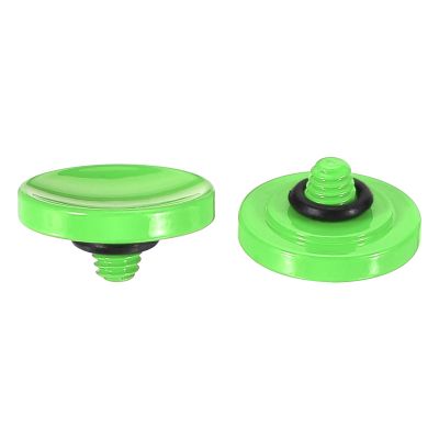 PATIKIL Camera Shutter Button, 2 Pack Soft Shutter Release Button Pure Copper Camera Button Concave Suitable for Nikon for Fujifilm for Leica DSLR/SLR Camera, Green