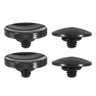 PATIKIL Camera Shutter Button, 4 Pack Soft Shutter Release Button Pure Copper Camera Button Suitable for Nikon for Fujifilm for Leica DSLR/SLR Camera, Black