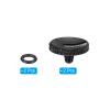 PATIKIL Camera Shutter Button, 2 Pack Soft Shutter Release Button Pure Copper Camera Button Knurled Suitable for Nikon for Fujifilm for Leica DSLR/SLR Camera, Black view 3