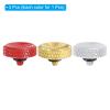 PATIKIL Camera Shutter Button, 3 Pack Soft Shutter Release Button Pure Copper Camera Button Carved, Red Silver Golden for Nikon for Fujifilm for Leica view 3