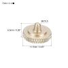 PATIKIL Camera Shutter Button, 3 Pack Soft Shutter Release Button Pure Copper Camera Button Knurled Suitable for Nikon for Fujifilm for Leica DSLR/SLR Camera view 2