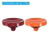 PATIKIL Camera Shutter Button, 2 Pack Soft Shutter Release Button Pure Copper Camera Button Concave, for Nikon for Fujifilm for Leica Dark Red/Orange view 3