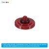 PATIKIL Camera Shutter Button, 2 Pack Soft Shutter Release Button Pure Copper Camera Button Concave, for Nikon for Fujifilm for Leica Dark Red/Orange view 4