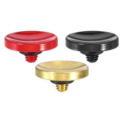 PATIKIL Camera Shutter Button, 3 Pack Soft Shutter Release Button Pure Copper Camera Button Concave, for Nikon for Fujifilm for Leica Red/Black/Golden