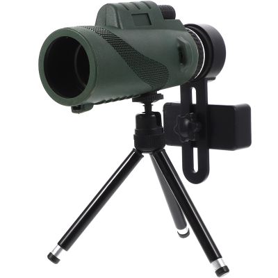 BESPORTBLE Monocular Telescope Wide Angle Lens and for Bird Watching Hunting Camping and Outdoor Activities Includes Smartphone Adapter and Tripod