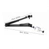 ARZARF Projector Mount Stand Projector Mount Adapter Flexible Projector Stand Angle Adjustable Projectors Stand Multiple Adjustment Hold up to 2.2 Lbs Projector Stand view 2