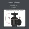 HIHELO Tripod for Projector Household Projector Bracket Desktop 360  Universal Thickened Base Placing Table Projector Floor Shelf Projector Stand DJ Stand (Size : TY-320(22-32cm)) view 3