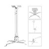 ARZARF Projector Mount Stand Projector Bracket Retractable Extendable Adjustable Ceiling Mount Wall Bracket Loading Capacity Hanging Bracket Projector Stand view 2