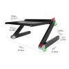 ARZARF Projector Mount Stand Projector Mount Stand Desktop Projector Stand Length 15 inch Adjustable Height for Home and Office Projector Black Projector Stand view 2