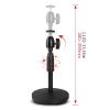 HIHELO Tripod for Projector Projector Mount Stand Desktop Mini Projector Stand Angle Adjustable Projectors Stand Length 11-15in/280-390mm Load 11.02lbs DJ Stand view 2