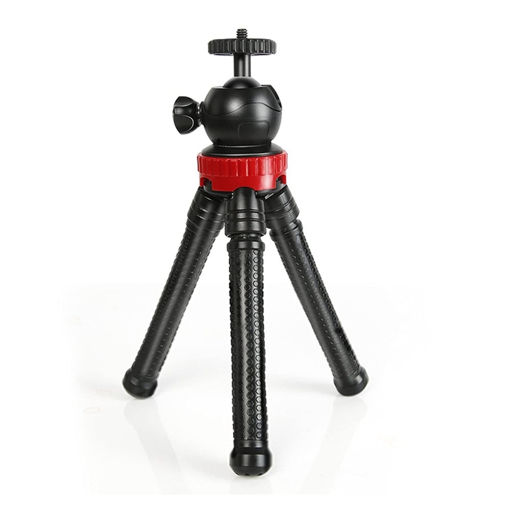 ARZARF Projector Mount Stand Projector Mount Stand Mini Tripod Projector Mount with 360 Degrees Rotatable Heads Mount with Metal Ballhead for Camera(Black) Projector Stand