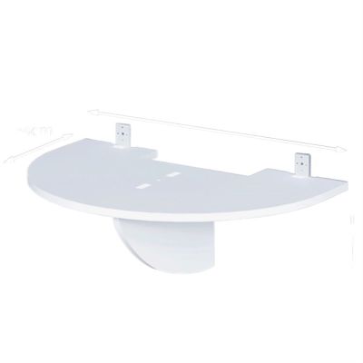 ARZARF Projector Mount Stand White Projector Stand Bedroom Bedside Wall-Mounted Projector Rack Living Room Office Punch-Free Projector Tray Bracket Projector Stand