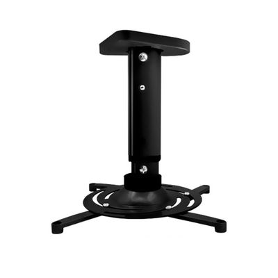 ARZARF Projector Mount Stand Universal Full Motion Tilt Swivel Projector Ceiling Mount Bracket Rack Projector Brackets Projector Stand (Color : Black)