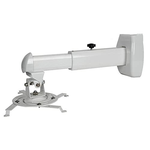ARZARF Projector Mount Stand Adjustable Projector Bracket Thickened Aluminum Alloy Tube Projector Wall Mount Projector Stand