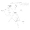 ARZARF Projector Mount Stand Projector Tripod Stand Laptop Tripod Adjustable Height 41 to 71 Inch Projector Stand Folding Laptop Floor Stand for Home Office Projector Stand view 3