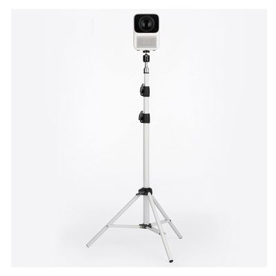 ARZARF Projector Mount Stand Projector Mount Tripod Projector Floor Stand Steel Height Extendable Length 23 to 67 Inch with 360 Swivel Ball Head for Projector Projector Stand