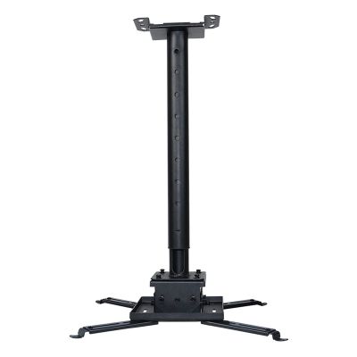 ARZARF Projector Mount Stand Projector Mount Shelf Extendable Projector Mount Ceiling Projector Mount Bracket with Adjustable Extension Pole Black Projector Stand