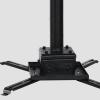 ARZARF Projector Mount Stand Projector Mount Shelf Extendable Projector Mount Ceiling Projector Mount Bracket with Adjustable Extension Pole Black Projector Stand view 4