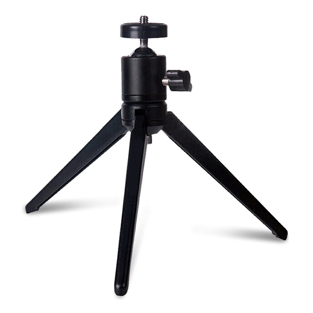 ARZARF Projector Mount Stand Projector Mount Stand Mini Tripod Projector Mount with 360 Degrees Rotatable Heads Mount with Metal Ballhead for Camera Black Projector Stand