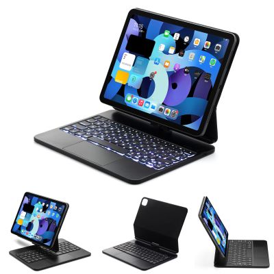 QYiiD Magnetic Keyboard Case for iPad iPad Pro 11 inch (4th / 3rd / 2nd /1st Generation), iPad Air 10.9" 5th/4th Gen, Multi-Touch & Backlit, 360 Rotatable Floating Stand Case with Wireless Keyboard