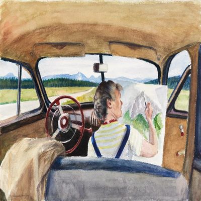 Edward Hopper : Jo in Wyoming : 1946 : Archival Quality Art Print