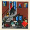 Jacob Lawrence : Tombstones : 1942 : Archival Quality Art Print view 1