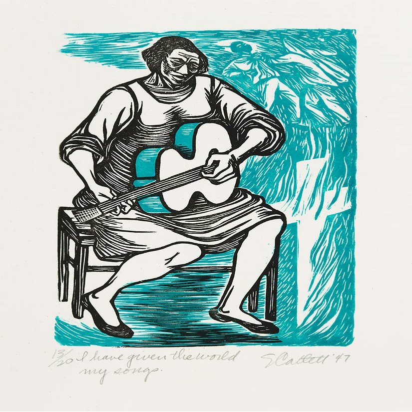 Elizabeth Catlett : I Have Given the World My Songs : Archival Quality Art Print