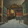 Glenn O. Coleman : Downtown Street : 1926 : Archival Quality Art Print view 1