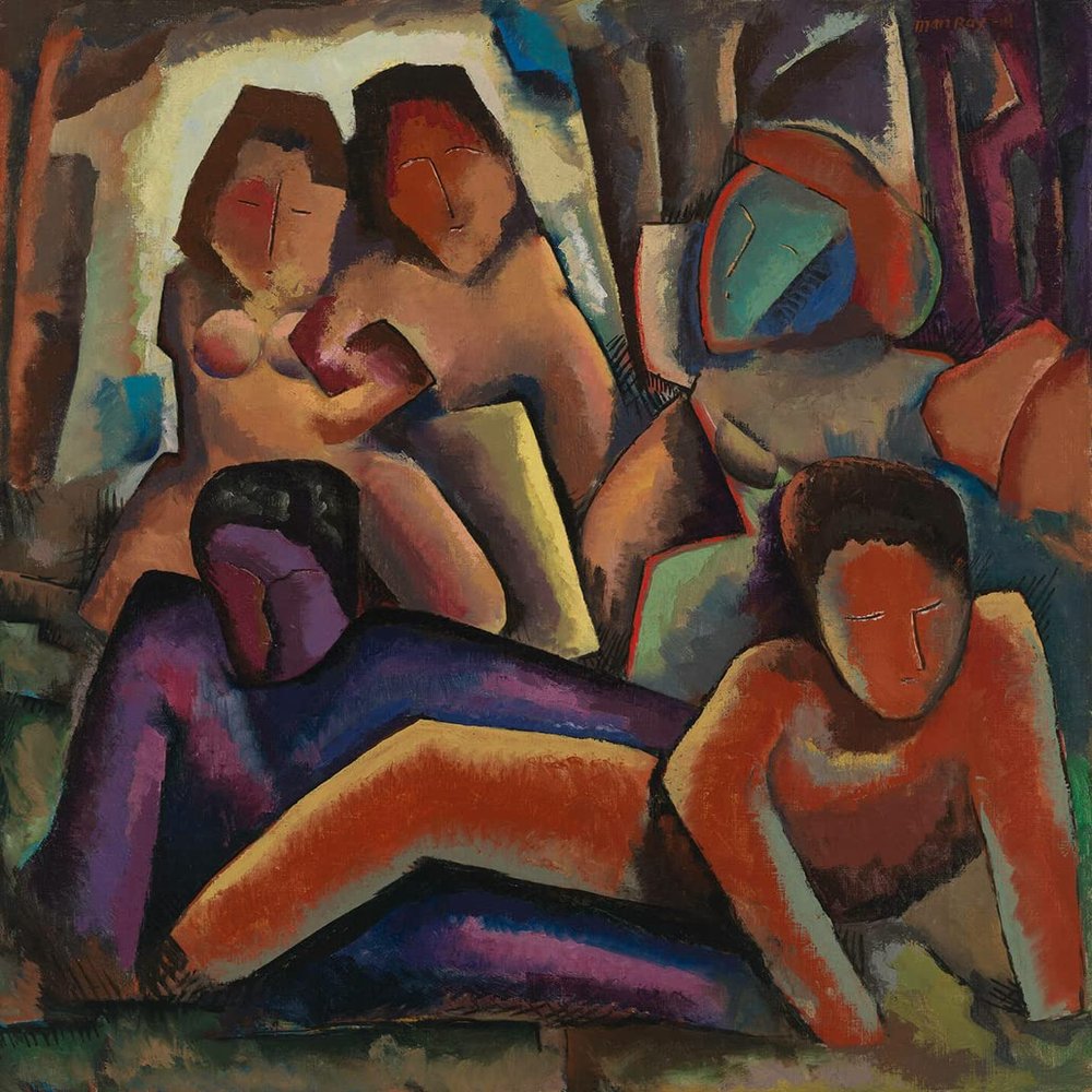 Man Ray : Five Figures : 1914 : Archival Quality Art Print