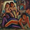 Man Ray : Five Figures : 1914 : Archival Quality Art Print view 1