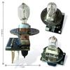 1 Visual Field Projector Replacement Bulb by The Eye-Stuff Group, 12V Halogen Lamp, Light Socket, Compatible with Humphrey Zeiss HFA, HFAi, Models 740i, 750, 750i, 840, 860 view 2