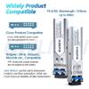4Pcs 40km SFP 1.25G Single Mode Fiber Module Network Transceiver 1310nm, Duplex LC for Cisco, Netgear, MikroTik, Ubiquity, DLink etc, view 3