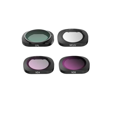 ABZEKH Drone Accessories Filters kit for ND4+ND8+ND16+ND32 for CPL+UV+ND4+ND8 Pocket Camera Lens Filters for FIMI Palm Pocket Camera for gimabl Accessories (Color : CPL UV ND4 8)