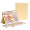 kaitesi Keyboard Case Mouse for iPad 9th 8th 7th Generation 10.2 inch, iPad Air 3 Pro 10.5 Case with Magnetically Detachable Color Keyboard Cover (Yellow) view 1