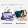 kaitesi Keyboard Case Mouse for iPad 9th 8th 7th Generation 10.2 inch, iPad Air 3 Pro 10.5 Case with Magnetically Detachable Color Keyboard Cover (Yellow) view 2