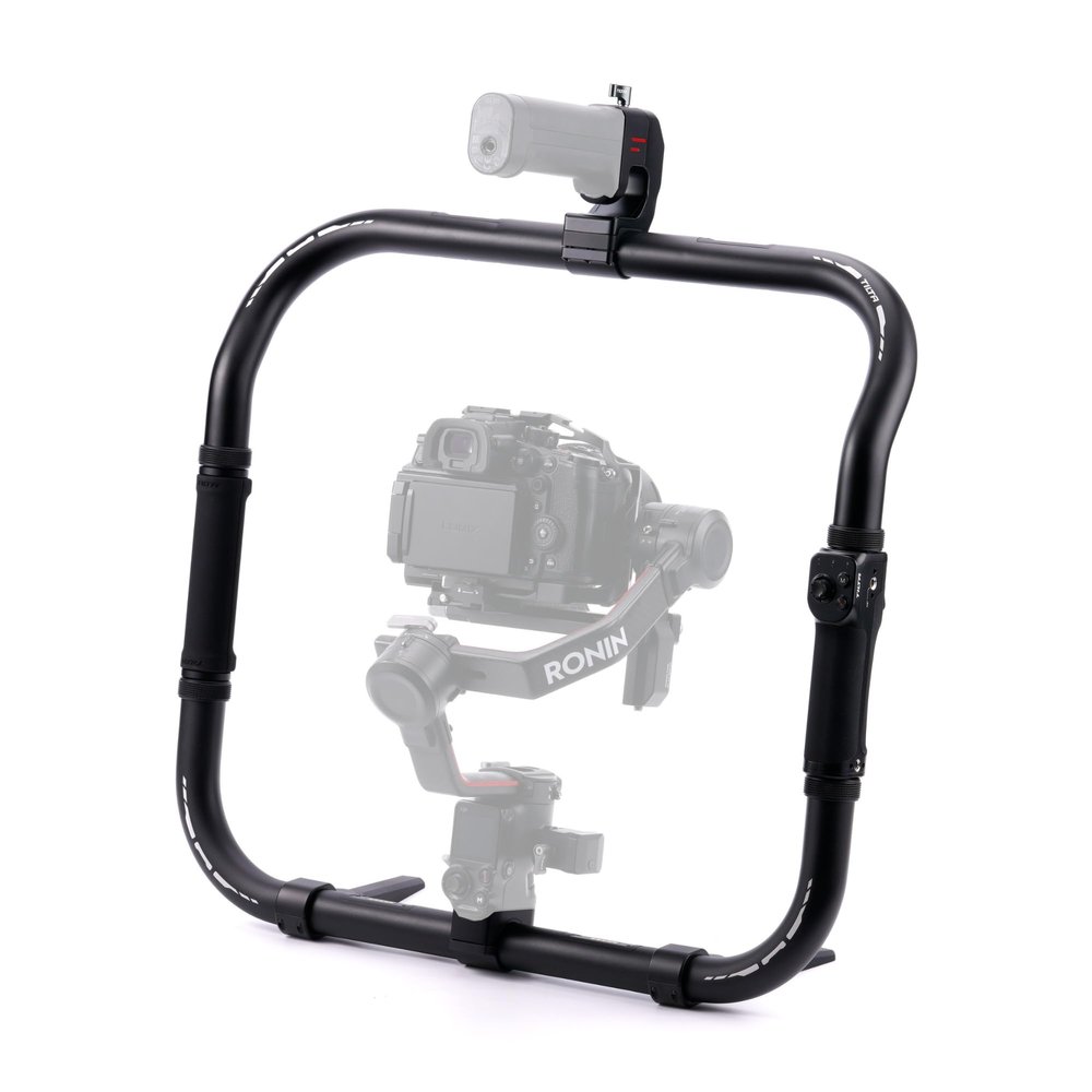 Tilta Basic Ring Grip Plus Control Kit Compatible with DJI RS2, RS3 Pro, RS4, RS4 Pro, RS5 | Wireless Gimbal Control | Dual Handle Support System